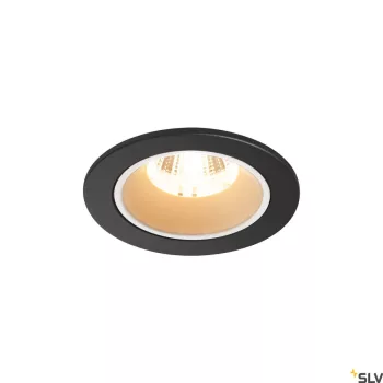 SLV NUMINOS DL S 1003776 fekete-fehér süllyesztett LED spot lámpa