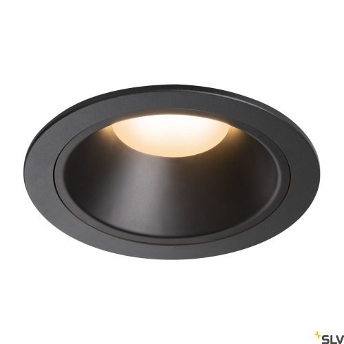SLV NUMINOS DL XL 1003985 fekete süllyesztett LED spot lámpa
