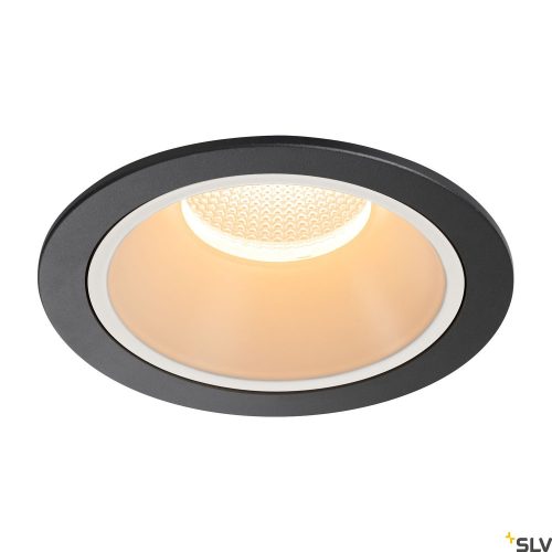 SLV NUMINOS DL XL 1003986 fekete-fehér süllyesztett LED spot lámpa