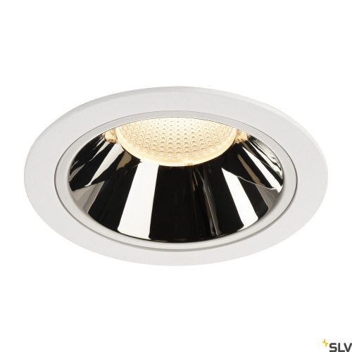 SLV NUMINOS DL XL 1004023 fehér-króm süllyesztett LED spot lámpa