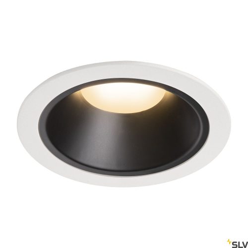 SLV NUMINOS DL XL 1004024 fehér-fekete süllyesztett LED spot lámpa