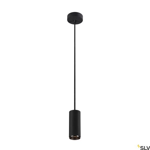 SLV NUMINOS PD PHASE S 1004146 fekete dimmelhető függesztett LED spot lámpa