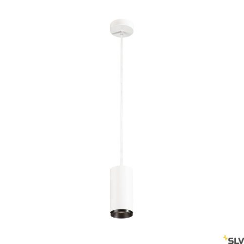 SLV NUMINOS PD PHASE M 1004262 fehér-fekete dimmelhető függesztett LED spot lámpa