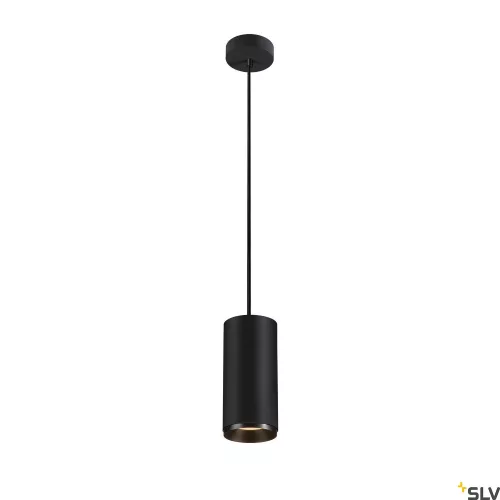 SLV NUMINOS PD PHASE L 1004338 fekete dimmelhető függesztett LED spot lámpa