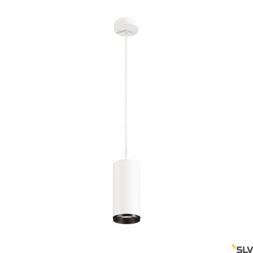 SLV NUMINOS PD PHASE L 1004358 fehér-fekete dimmelhető függesztett LED spot lámpa