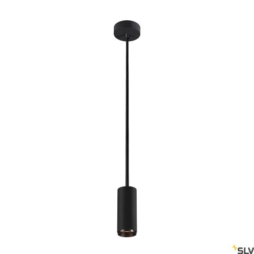 SLV NUMINOS PD DALI S 1004434 fekete dimmelhető függesztett LED spot lámpa