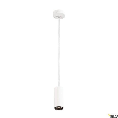 SLV NUMINOS PD DALI S 1004438 fehér-fekete dimmelhető függesztett LED spot lámpa