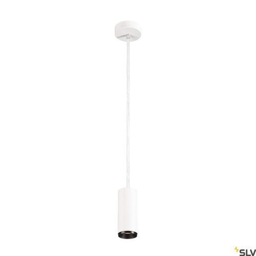 SLV NUMINOS PD DALI S 1004454 fehér-fekete dimmelhető függesztett LED spot lámpa