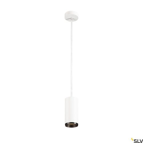 SLV NUMINOS PD DALI M 1004534 fehér-fekete dimmelhető függesztett LED spot lámpa