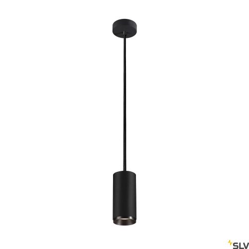 SLV NUMINOS PD DALI M 1004547 fekete dimmelhető függesztett LED spot lámpa