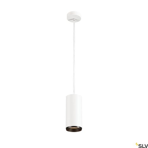 SLV NUMINOS PD DALI L 1004630 fehér-fekete dimmelhető függesztett LED spot lámpa