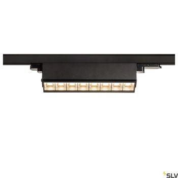 SLV SIGHT MOVE TRACK LED 1004690 fekete dimmelhető billenthető reflektor 3 fázisú sínhez
