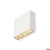 SLV BIG QUAD LED 1005125 fehér kültéri fali lámpa