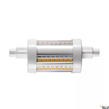 SLV QT DE12 R7S 78mm LED 1005287 átlátszó dimmelhető LED izzó