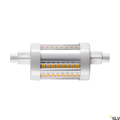 SLV QT DE12 R7S 78mm LED 1005287 átlátszó dimmelhető LED izzó