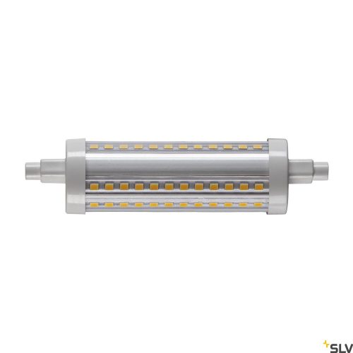 SLV QT DE12 R7S 118mm LED 1005288 átlátszó dimmelhető LED izzó