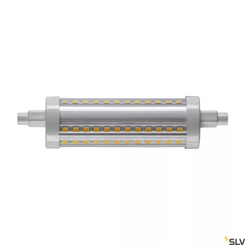 SLV QT DE12 R7S 118mm LED 1005288 átlátszó dimmelhető LED izzó