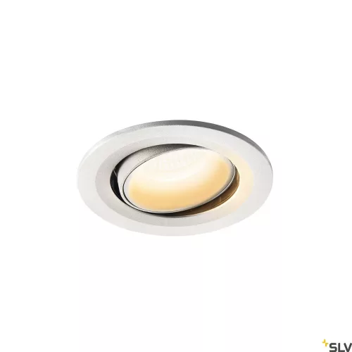 SLV NUMINOS MOVE S 1005350 fehér állítható süllyesztett LED spot lámpa