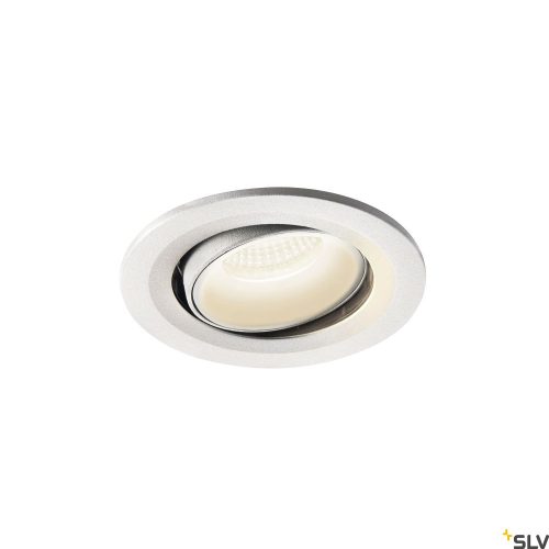 SLV NUMINOS MOVE S 1005365 fehér állítható süllyesztett LED spot lámpa