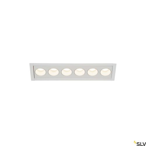 SLV MILANDOS 6 1005418 fehér süllyesztett moduláris mennyezeti LED spot lámpa