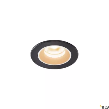SLV NUMINOS XS 1005503 fekete-fehér süllyesztett LED spot lámpa