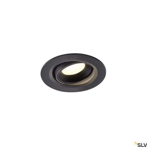 SLV NUMINOS MOVE XS 1005589 fekete állítható süllyesztett LED spot lámpa