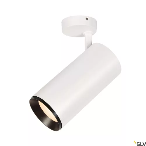 SLV NUMINOS SPOT DALI XL 1005751 fehér-fekete dimmelhető mennyezeti LED spot lámpa