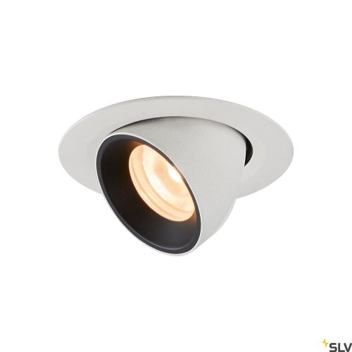 SLV NUMINOS GIMBLE XS 1005822 fehér-fekete billenthető süllyesztett LED spot lámpa