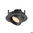 SLV NUMINOS GIMBLE XS 1005831 fekete billenthető süllyesztett LED spot lámpa