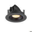 SLV NUMINOS GIMBLE XS 1005831 fekete billenthető süllyesztett LED spot lámpa