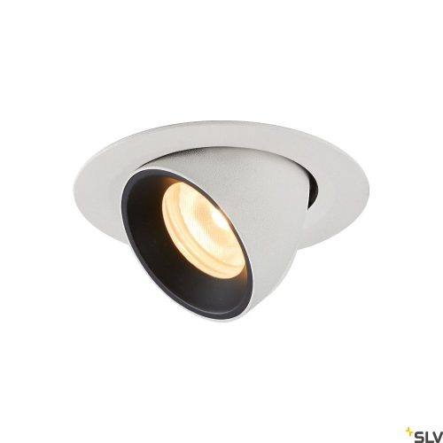 SLV NUMINOS GIMBLE XS 1005843 fekete-fehér billenthető süllyesztett LED spot lámpa