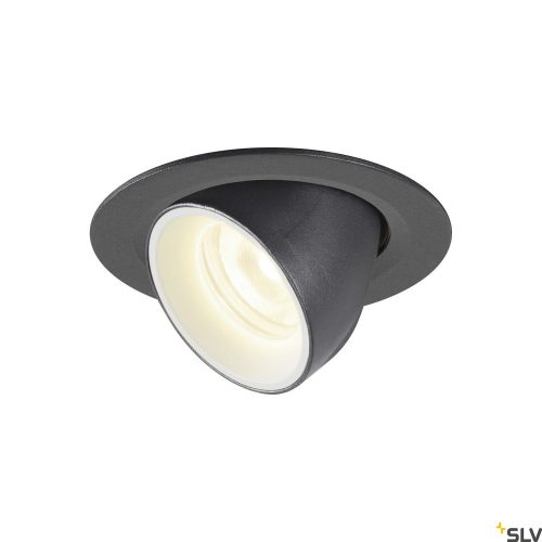 SLV NUMINOS GIMBLE XS 1005853 fekete-fehér billenthető süllyesztett LED spot lámpa