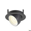 SLV NUMINOS GIMBLE XS 1005853 fekete-fehér billenthető süllyesztett LED spot lámpa