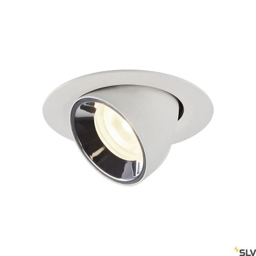 SLV NUMINOS GIMBLE XS 1005863 fehér-króm billenthető süllyesztett LED spot lámpa