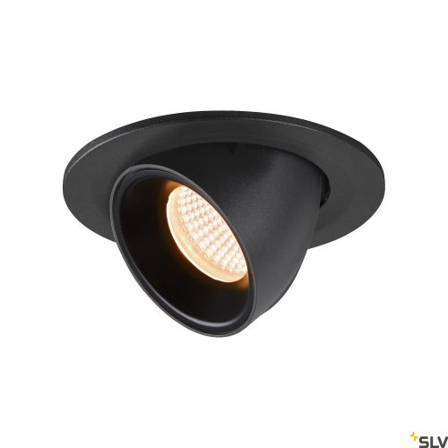 SLV NUMINOS GIMBLE S 1005870 fekete billenthető süllyesztett LED spot lámpa