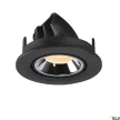 SLV NUMINOS GIMBLE S 1005875 fekete-króm billenthető süllyesztett LED spot lámpa