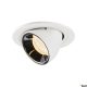 SLV NUMINOS GIMBLE S 1005896 fehér-króm billenthető süllyesztett LED spot lámpa