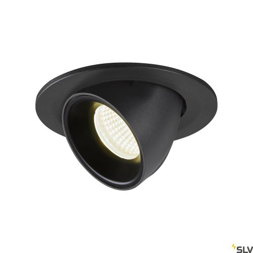 SLV NUMINOS GIMBLE S 1005903 fekete billenthető süllyesztett LED spot lámpa