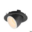 SLV NUMINOS GIMBLE M 1005922 fehér-fekete billenthető süllyesztett LED spot lámpa