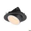 SLV NUMINOS GIMBLE M 1005922 fehér-fekete billenthető süllyesztett LED spot lámpa