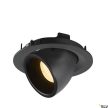 SLV NUMINOS GIMBLE M 1005939 fekete billenthető süllyesztett LED spot lámpa