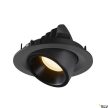 SLV NUMINOS GIMBLE M 1005939 fekete billenthető süllyesztett LED spot lámpa