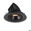 SLV NUMINOS GIMBLE M 1005939 fekete billenthető süllyesztett LED spot lámpa