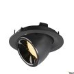 SLV NUMINOS GIMBLE M 1005947 fekete-króm billenthető süllyesztett LED spot lámpa