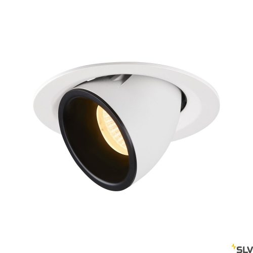 SLV NUMINOS GIMBLE M 1005951 fehér-fekete billenthető süllyesztett LED spot lámpa