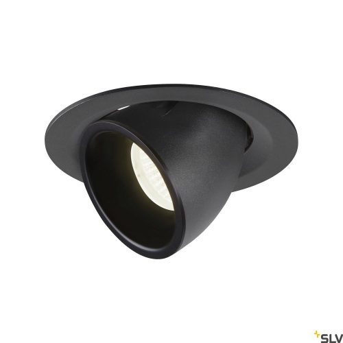 SLV NUMINOS GIMBLE M 1005957 fekete billenthető süllyesztett LED spot lámpa