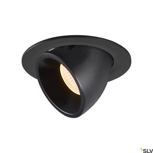 SLV NUMINOS GIMBLE L 1005975 fekete billenthető süllyesztett LED spot lámpa
