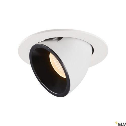 SLV NUMINOS GIMBLE L 1005987 fehér-fekete billenthető süllyesztett LED spot lámpa