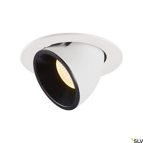 SLV NUMINOS GIMBLE L 1006002 fekete-fehér billenthető süllyesztett LED spot lámpa