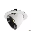SLV NUMINOS GIMBLE XL 1006082 fehér-króm billenthető süllyesztett LED spot lámpa